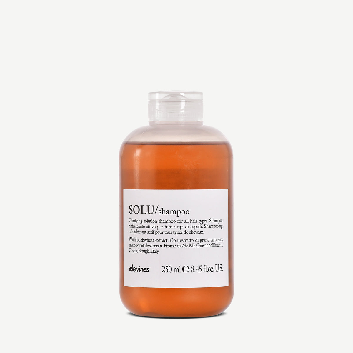 Davines SOLU 深層潔淨洗頭水 250ml - MAU LEI HAIR PRODUCT